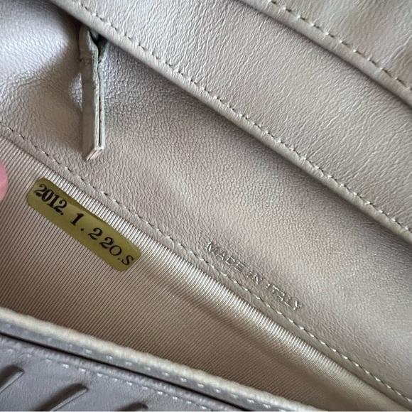 Authentic Chanel Lambskin Quilted Yen Wallet in Light Pink - Picture 12 of 16